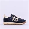 Back 70 Jogger T Toe Laced Retro Trainer - Navy Gold